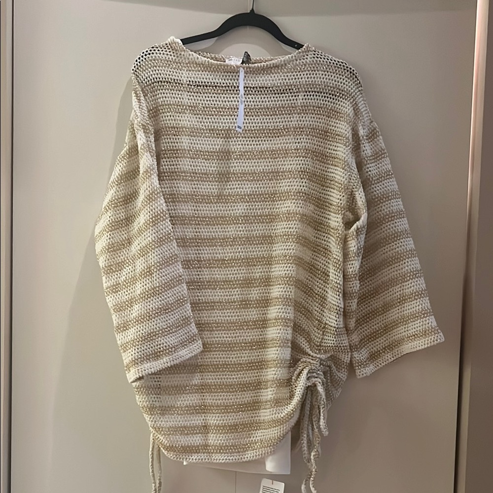 ASOS beach pool Cover Up w/ adjustable side ties and lining size 10 Medium